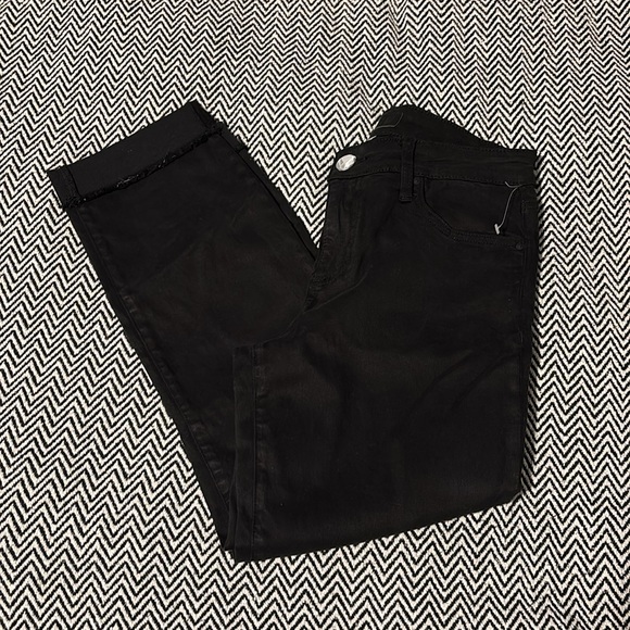 Kut from the Kloth | Amy Crop Straight Leg | Black Ankle Jeans | Sz 6 - Picture 6 of 6